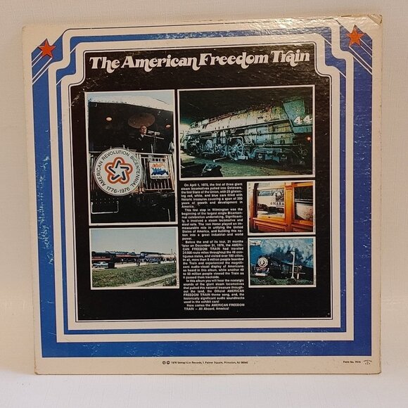 Here Comes the American Freedom Train Vinyl Record - Picture 5 of 6